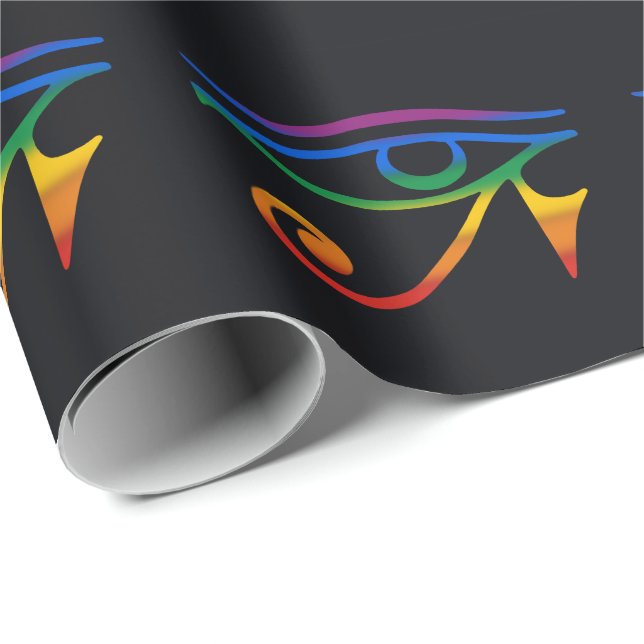Schwule Goth Pride Flagge Geschenkpapier (Rolleneckpunkt)