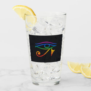 Schwule Goth Pride Flagge Glas