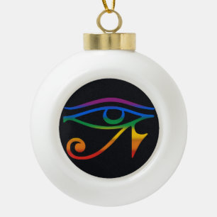 Schwule Goth Pride Flagge Keramik Kugel-Ornament