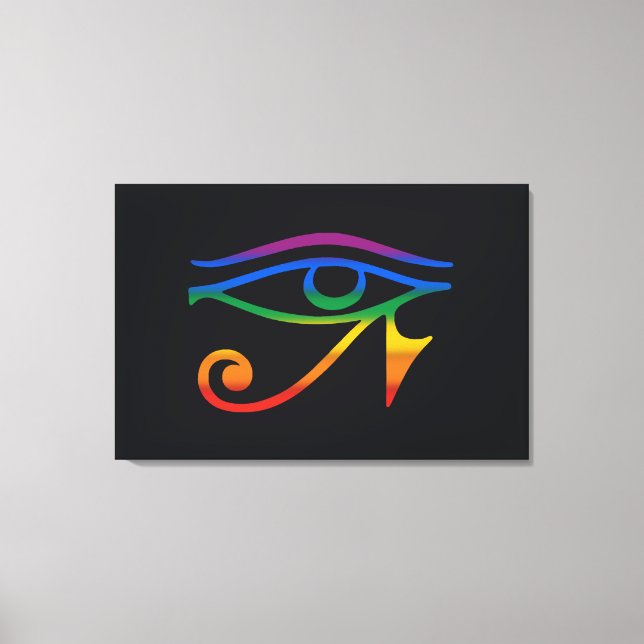 Schwule Goth Pride Flagge Leinwanddruck (Vorderseite)