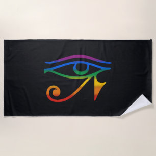Schwule Goth Pride Flagge Strandtuch