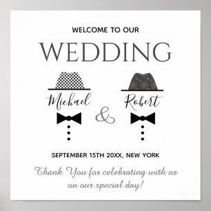 Schwule Hochzeit Poster