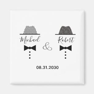 Schwule Hochzeit Save The Date Magnet