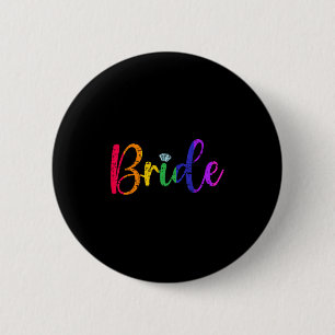 Schwule Lesbische Lgbt Hochzeitsfeier Braut Tee Ju Button