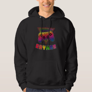 Schwule LGBTQ Schwule Videospielkonsole Regenbogen Hoodie