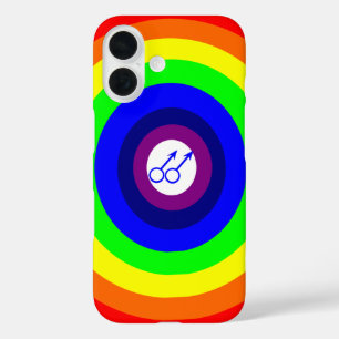 Schwule Männer rund um Regenbogen iPhone 16 Hülle