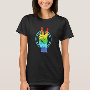 Schwule oder lesbische Friedensbewegung T-Shirt