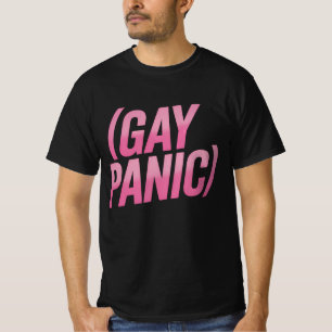 Schwule Panik LGBTQ Protest Pride T-Shirt
