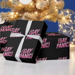 Schwule Panik-LGBTQ-Protest Stolz Geschenkpapier