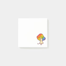 Schwule Pilze Regenbogen-Pilz-Haftnotizen