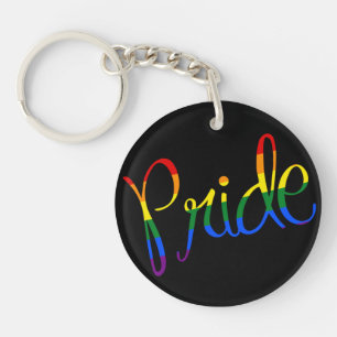 Schwule PRIDE LGBT-Schrift-Schlüsselanhänger Schlüsselanhänger