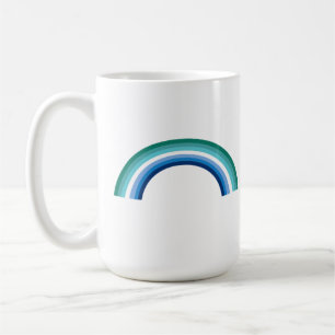 Schwule Regenbogenfarbe Azure Kaffeetasse