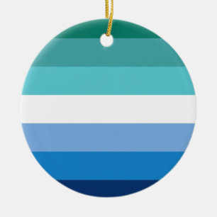 Schwule Regenbogenflagge Keramik Ornament