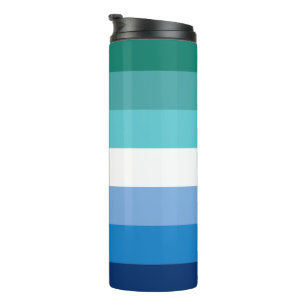 Schwule Regenbogenflagge Thermosbecher