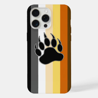 Schwulen-Bären-Stolzflagge Bärenpranke iPhone 15 Pro Max Hülle