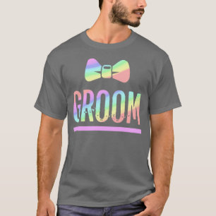 Schwulen-Stolz-Junggesellenabschied-Regenbogen-Sch T-Shirt