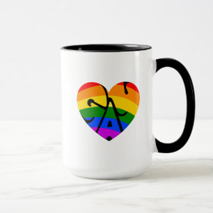 Schwulenherz Tasse
