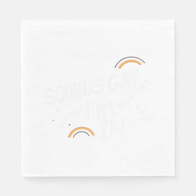 Schwulenklänge im Copy Serviette (Vorderseite)
