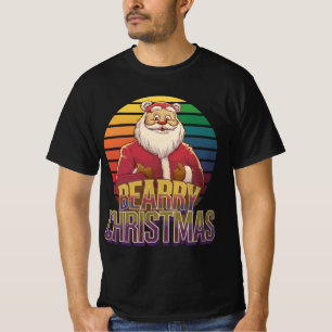 Schwuler Bär Pride Santa Bär Weihnachten T-Shirt