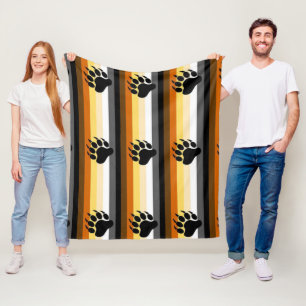 Schwuler Bären-Stolz-Geschenk-Wurfdecke Fleecedecke