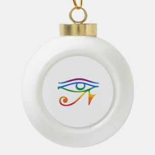 Schwuler Goth Pride Keramik Kugel-Ornament