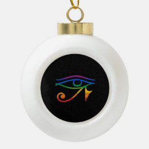 Schwuler Goth Pride Keramik Kugel-Ornament