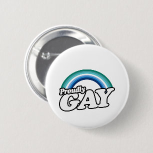 Schwuler Mann und stolz Button