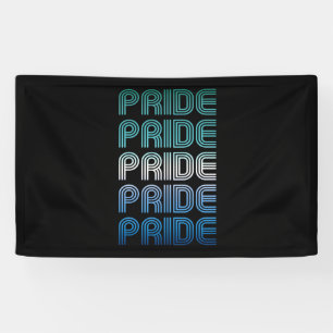 Schwuler männlicher Retro-Stolz Pride Banner