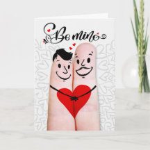 Schwuler Partner Meins Valentinstag Finger Paar