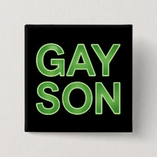 Schwuler Sohn Lustig LGBTQ Stolz Button