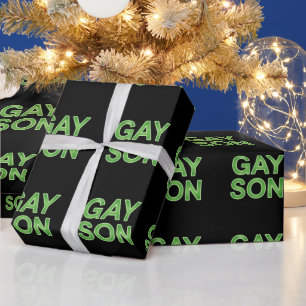 Schwuler Sohn Lustiger LGBTQ Stolz Geschenkpapier