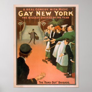 Schwules New YorkRich Gentleman Theaterplakat Poster