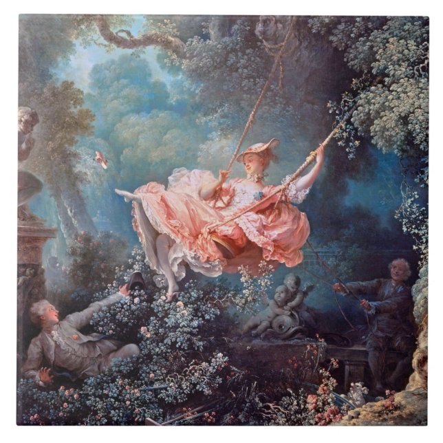 Schwung, Fragonard Fliese (Vorderseite)
