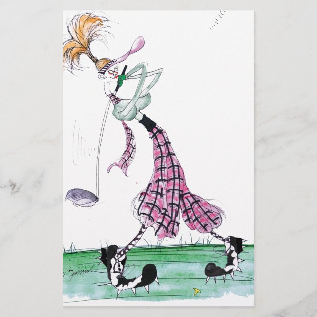 Schwungsgolf, tony fernandes briefpapier (Vorderseite)