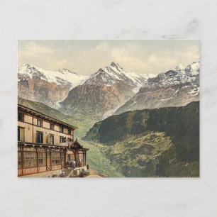 Schynige Platte, Wetterhorn und Schreckhorn, Bern Postkarte