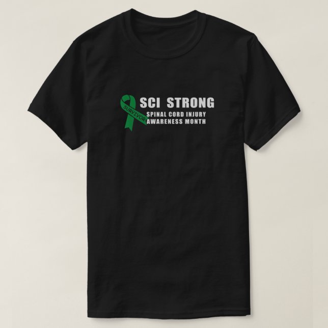 SCI Awareness Montag Nizza Rückenmarksverletzung K T-Shirt (Design vorne)