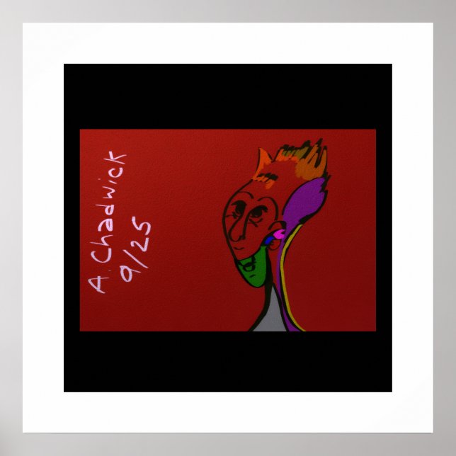 Sci-fi Alien Elder Leader  Poster (Vorne)