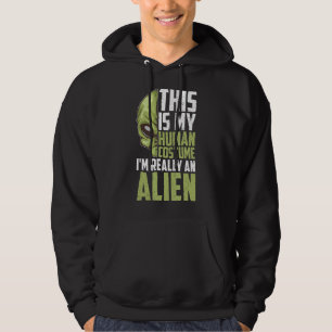 Sci Fi Alien Extraterrestristriale Alien über mens Hoodie