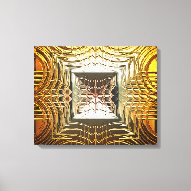Sci-Fi Art 1 Wrapped Canvas Leinwanddruck (Vorderseite)