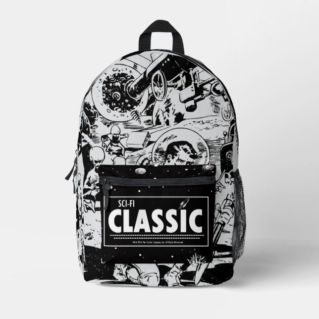 SCI-FI Classic Backpack Bedruckter Rucksack (Vorderseite)