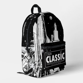 SCI-FI Classic Retro Backpack  Bedruckter Rucksack
