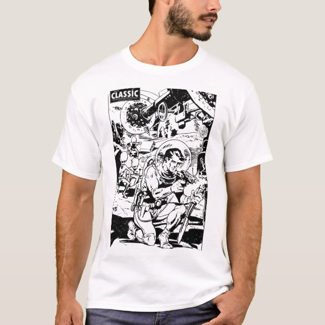SCI-FI Classic Retro Graphic T-Shirt (Vorderseite)