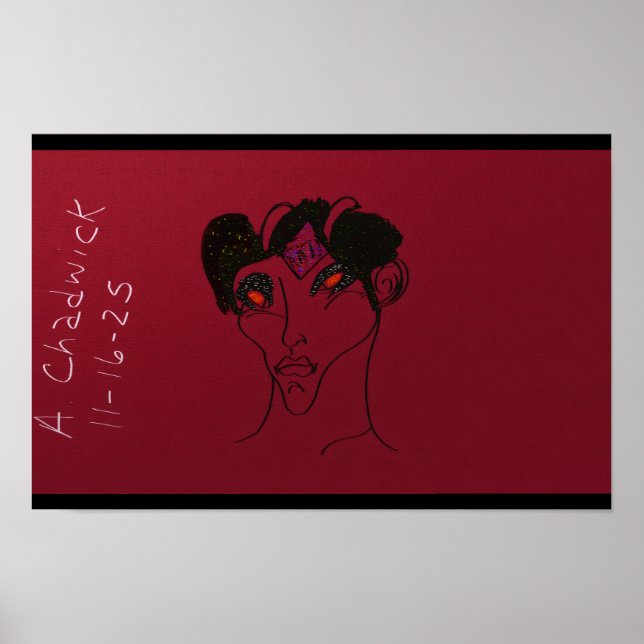 Sci-fi Demon Hunter Countess Poster (Vorne)