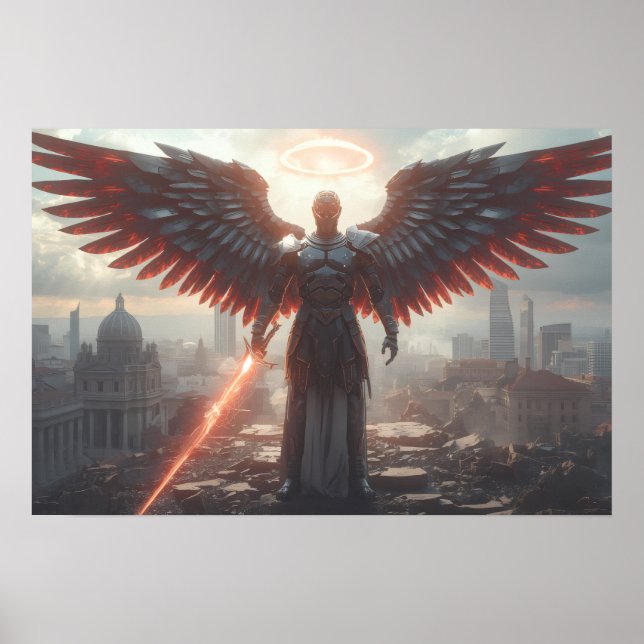 Sci Fi Fantasy Art: Colossus of the Last Horizon Poster (Vorne)