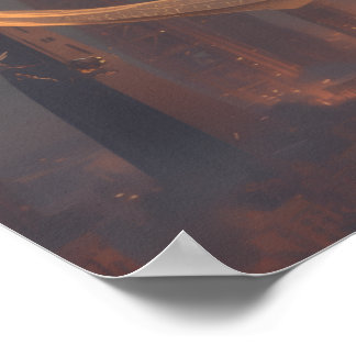 Sci-Fi Fantasy-Kunst: Herrscher des letzten Horizo Poster