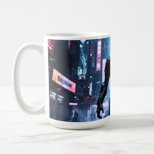 Sci Fi Fantasy Mug: Guardian of the Electric City Kaffeetasse (Links)
