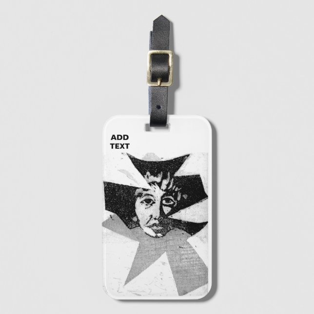 Sci-Fi - Fantasy Poes Lanore und Annabelle Lee Gepäckanhänger (Vorderseite Vertikal)