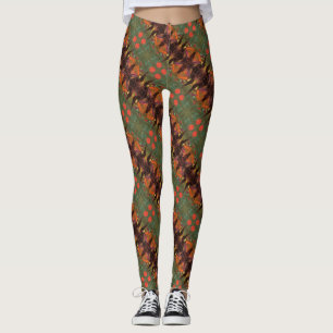 Sci-Fi "Fire Birds" Alien Lebensformen im Flug Leggings