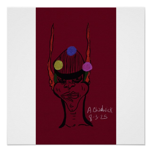 Sci-fi Futuristic Traveler Glossy Poster (Vorderseite)