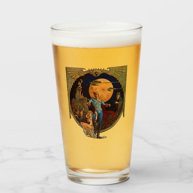 Sci-Fi Hero Glas (Vorne (Gefüllt))